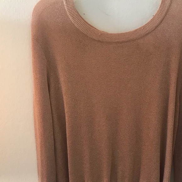 Parker lightweight pink sparkle sweater - Picture 2 of 4